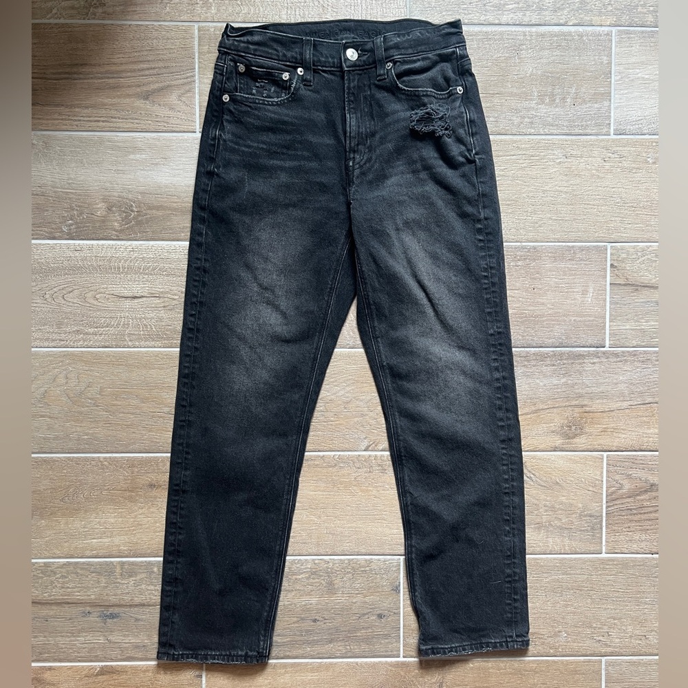 American Eagle Outfitters Black Relaxed Jeans
